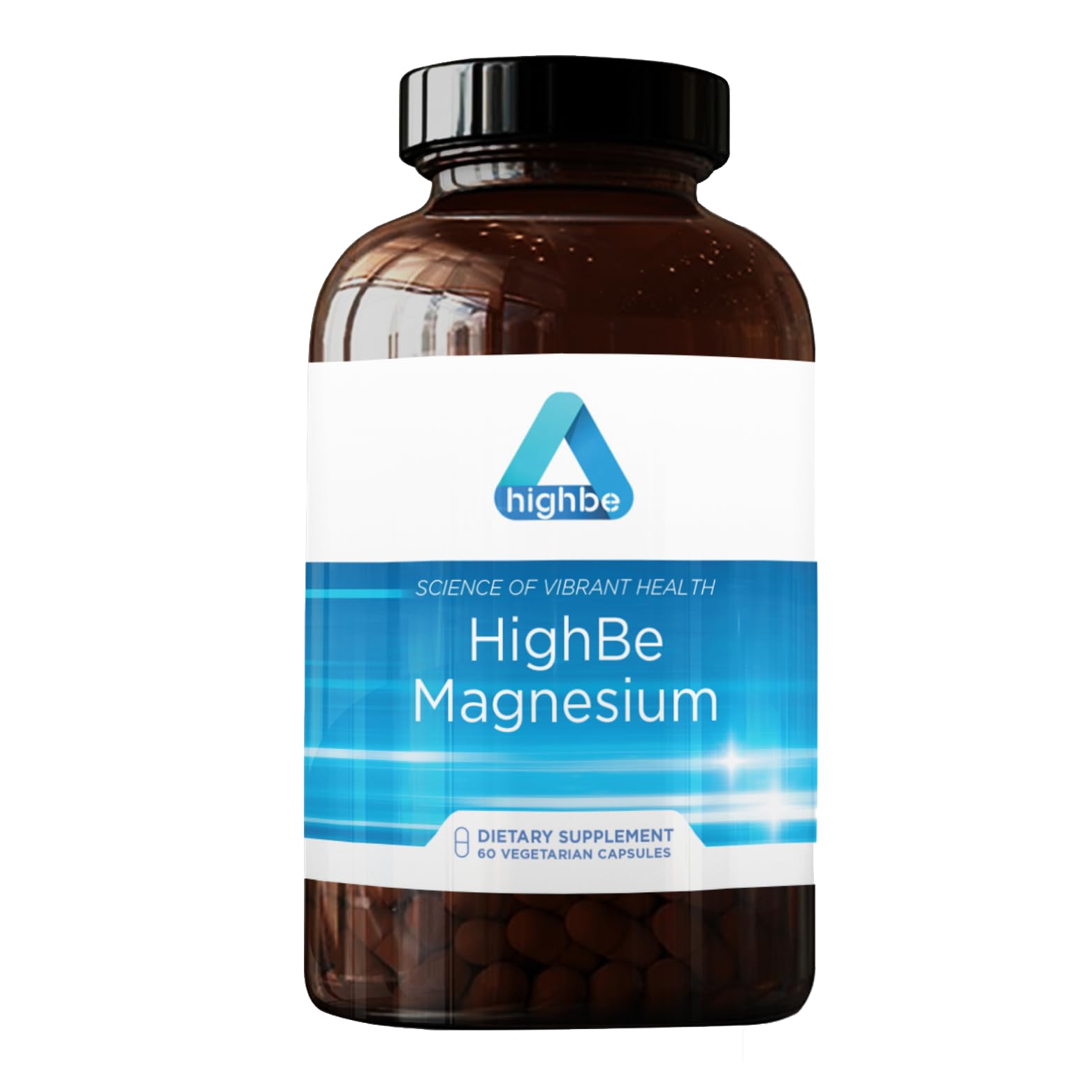 Highbe Magnesium Glycinate Supplement 60 Capsules