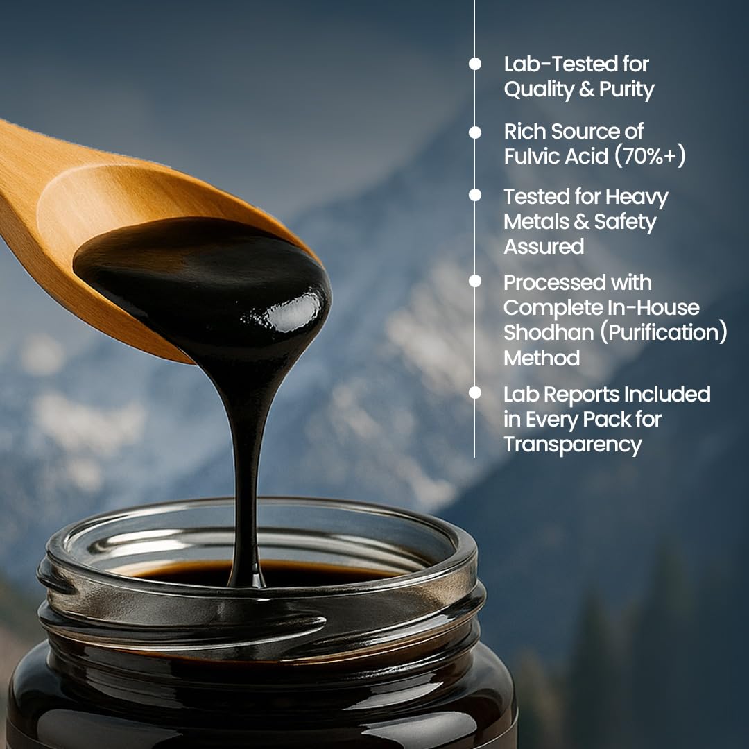 Krishna's Herbal & Ayurveda Shilajit Resin 30 g