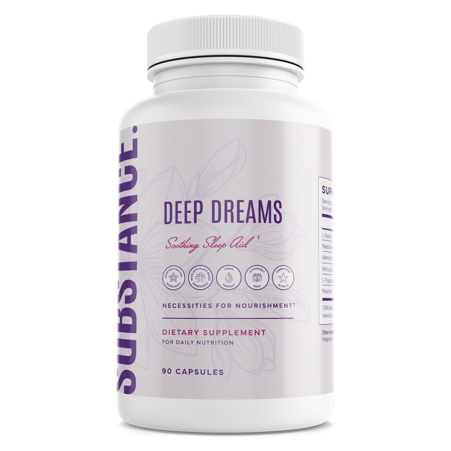 SUBSTANCE Nature’s Deep Dreams Soothing Sleep Aid 90 Capsules