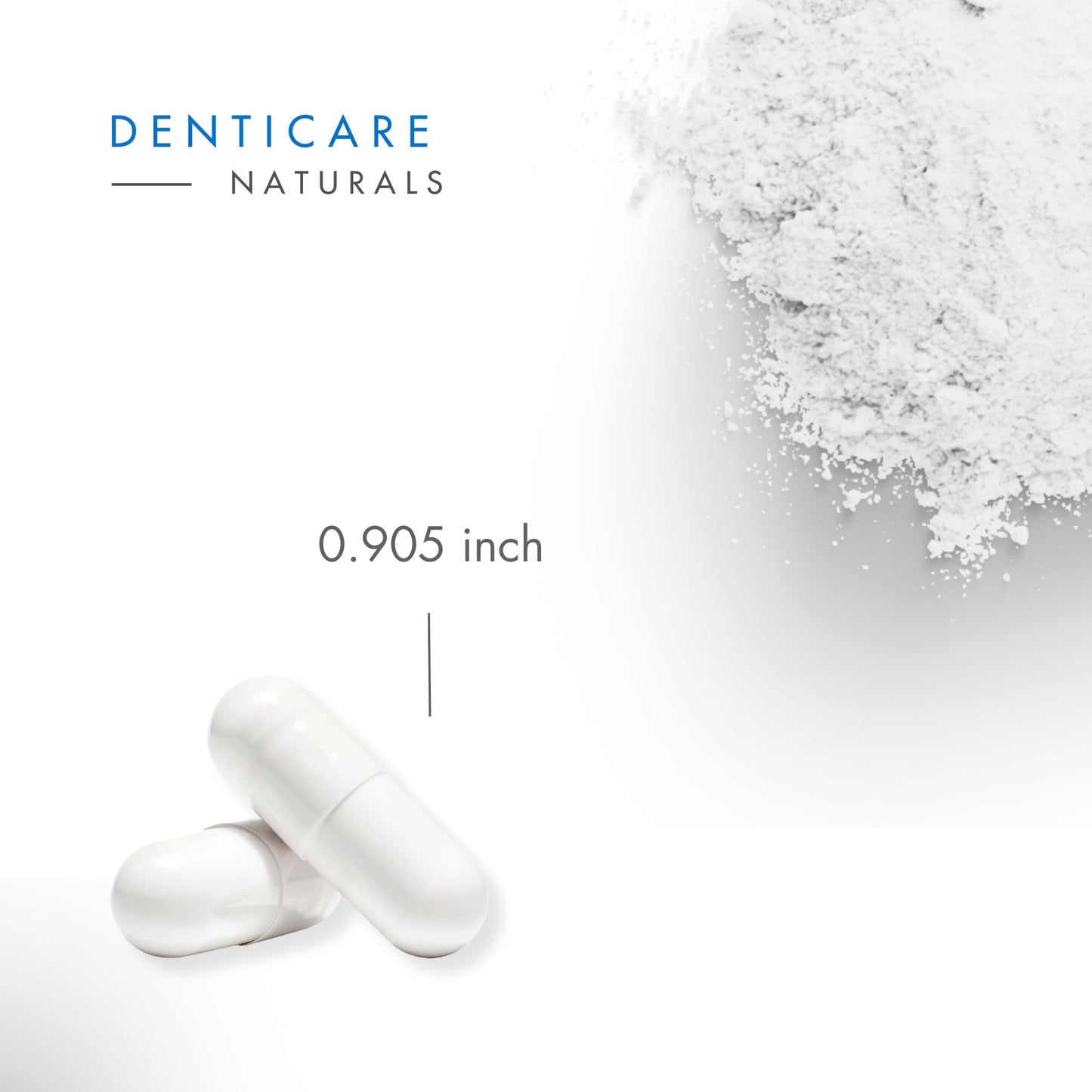 Denticare Naturals Bite-Guard for Teeth Grinding & Clenching with Magnesium, 90 Capsules