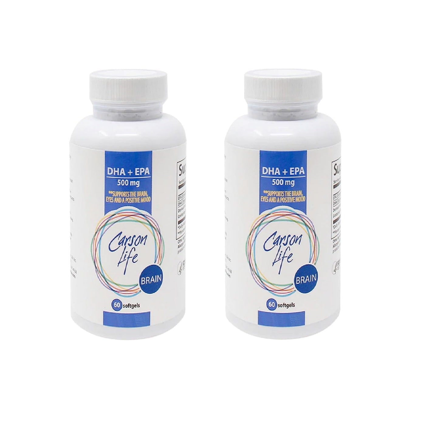Carson Life DHA & EPA Brain Supplement Capsules 120