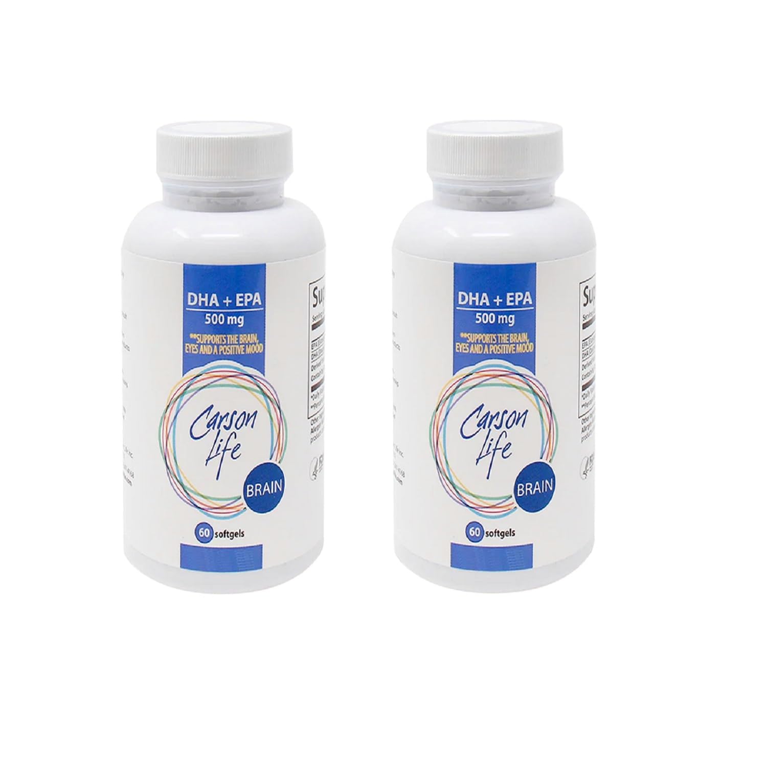 Carson Life DHA & EPA Brain Supplement Capsules 120