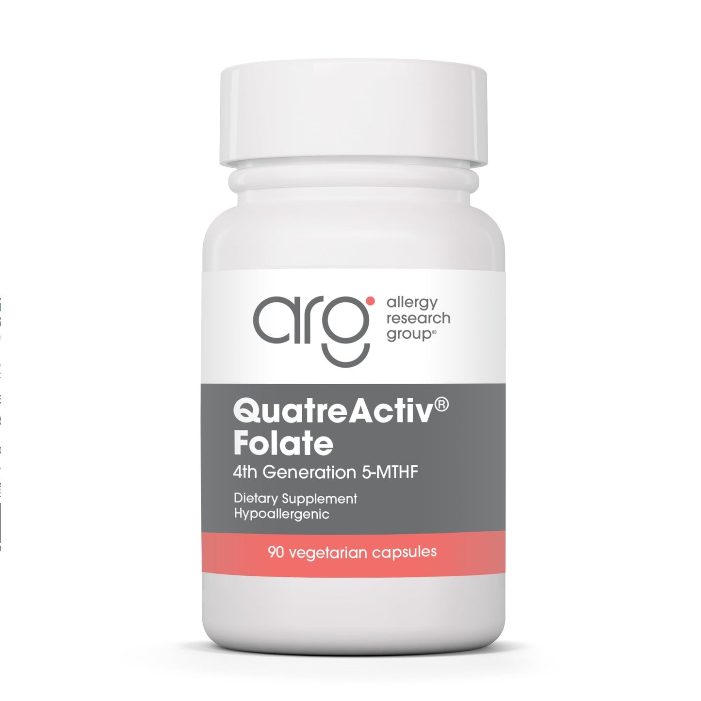 Allergy Research Group QuatreActiv Folate Supplement Capsule 90 Count