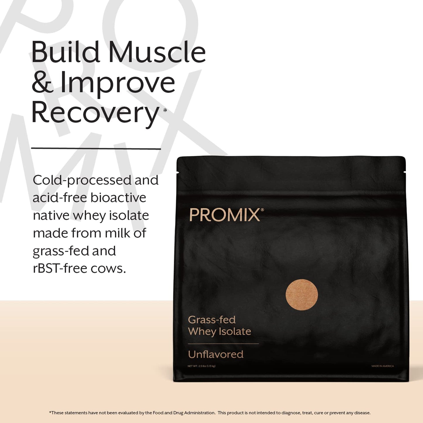 ProMix Nutrition Whey Protein Isolate Powder, 40 Servings