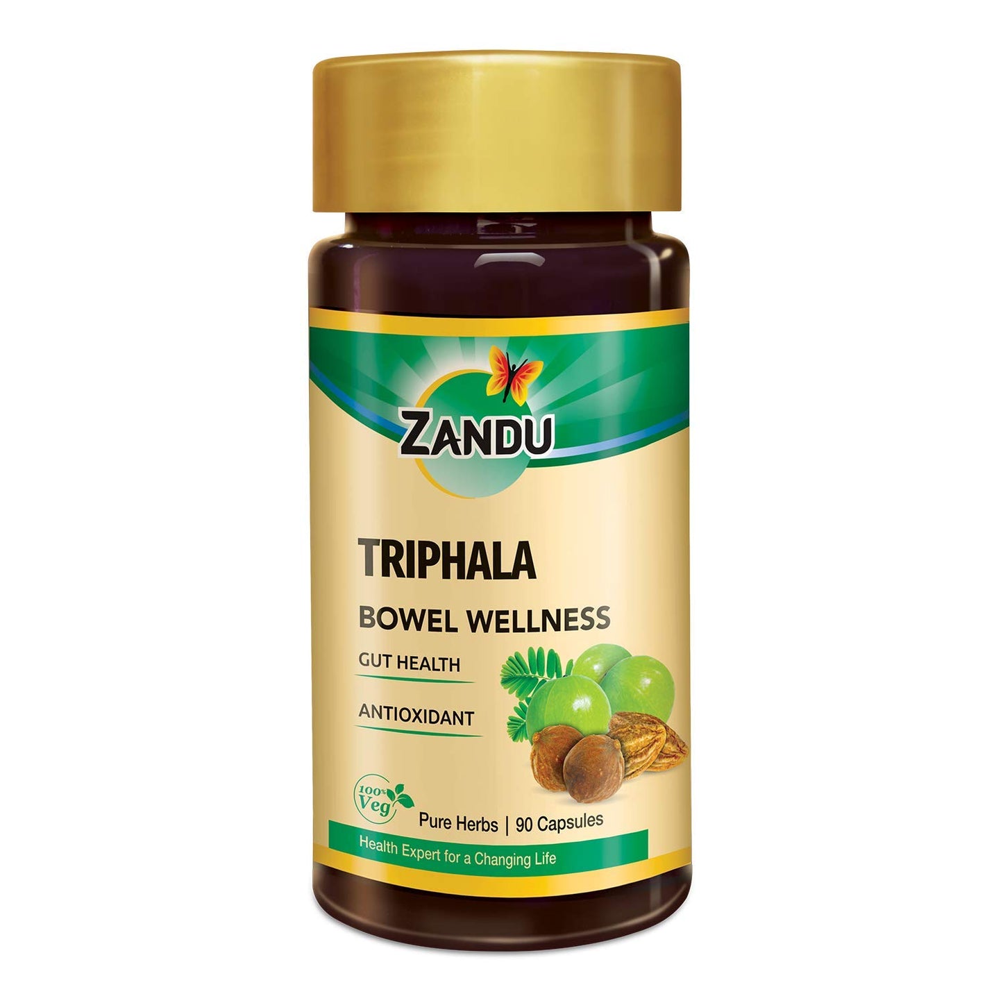 Zandu Triphala Capsules 90 Veg Capsules