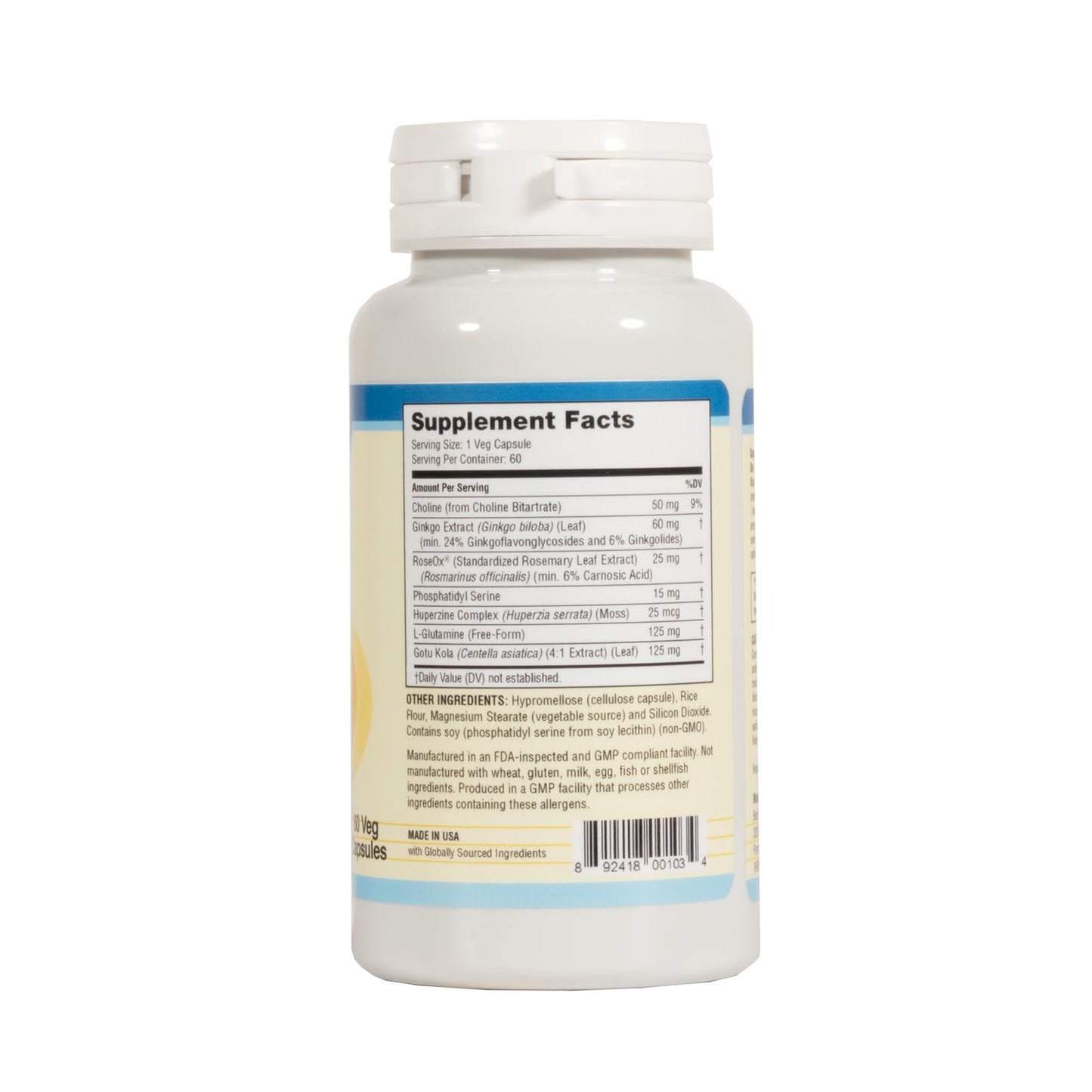 Best in Nature VitaBrain Brain Support Supplement 60 Capsules