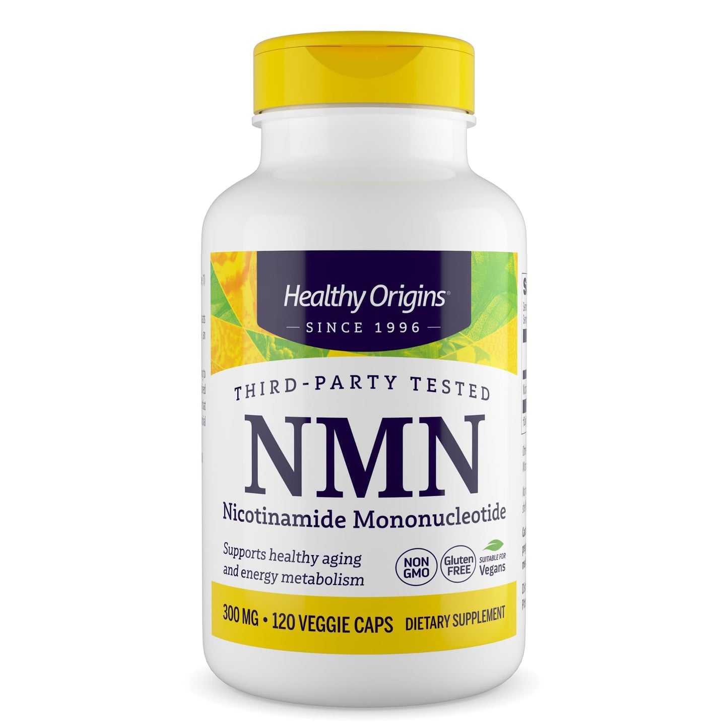 Healthy Origins NMN Nicotinamide Mononucleotide 300 mg Capsule, 60 Count