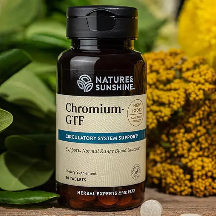 Nature's Sunshine Chromium GTF 300 mcg Tablets, 90 Tablets