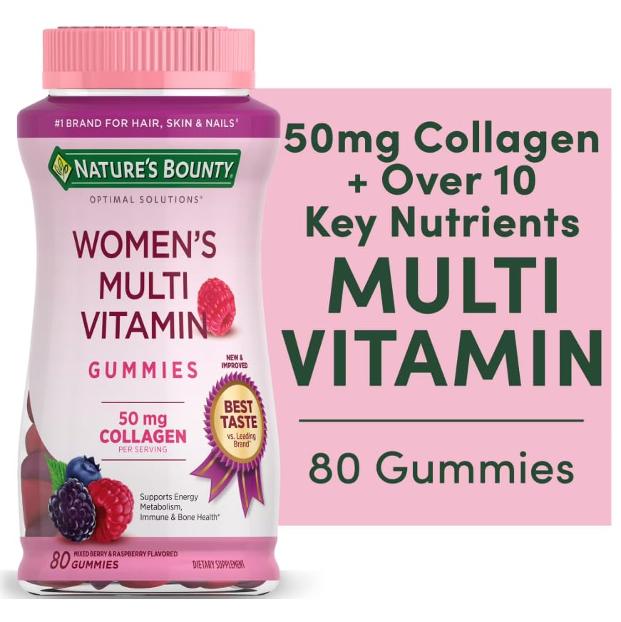 Nature's Bounty Optimal Solutions Women's Multivitamin Gummies, 120 Gummies