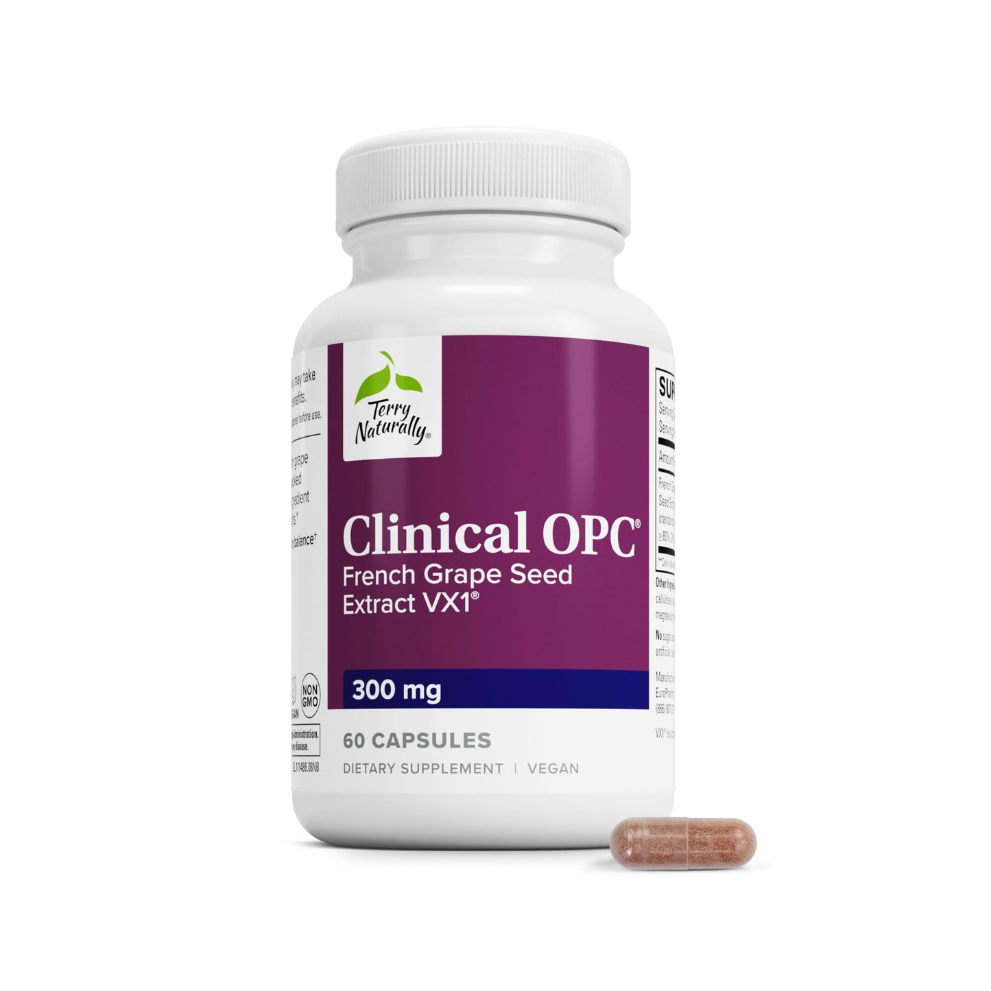 Terry Naturally Clinical OPC 300mg Softgel, 60 Count