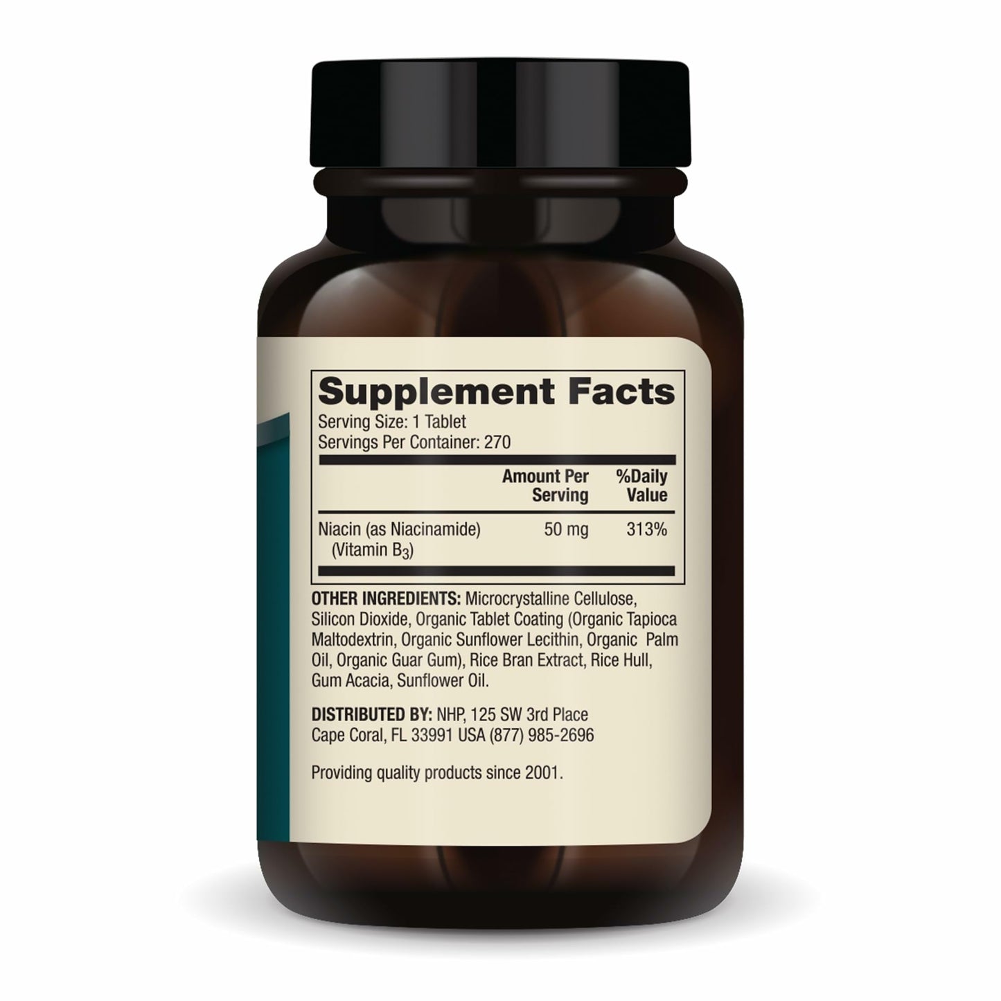 Dr. Mercola Niacinamide Vitamin B3 50 mg per Tablet, 270 Tablets