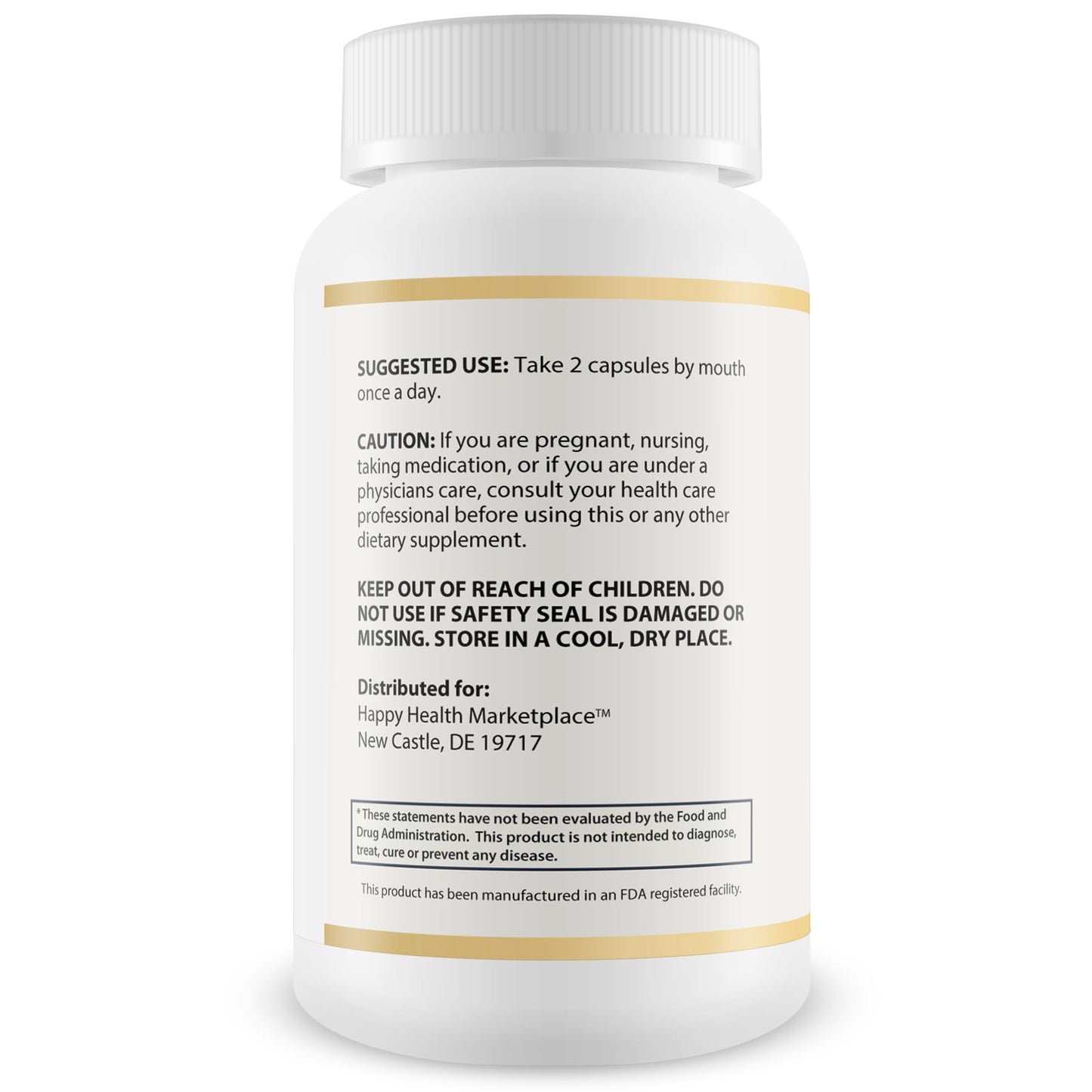 Happy Health Marketplace Kin Max Colon Cleanse Detox with Probiotics 60 Capsules