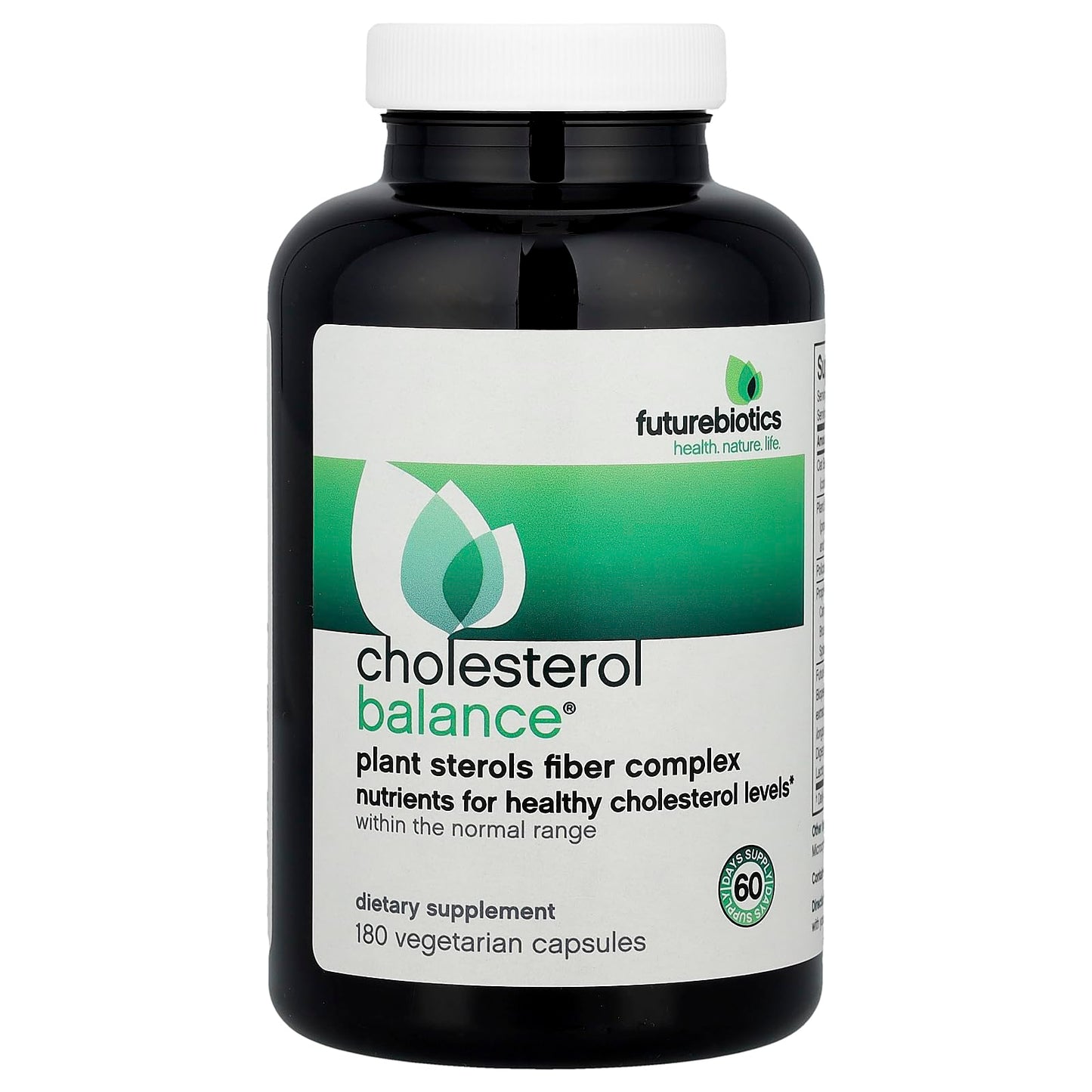 Futurebiotics CholesterolBalance Vegetarian Capsules 180 Count