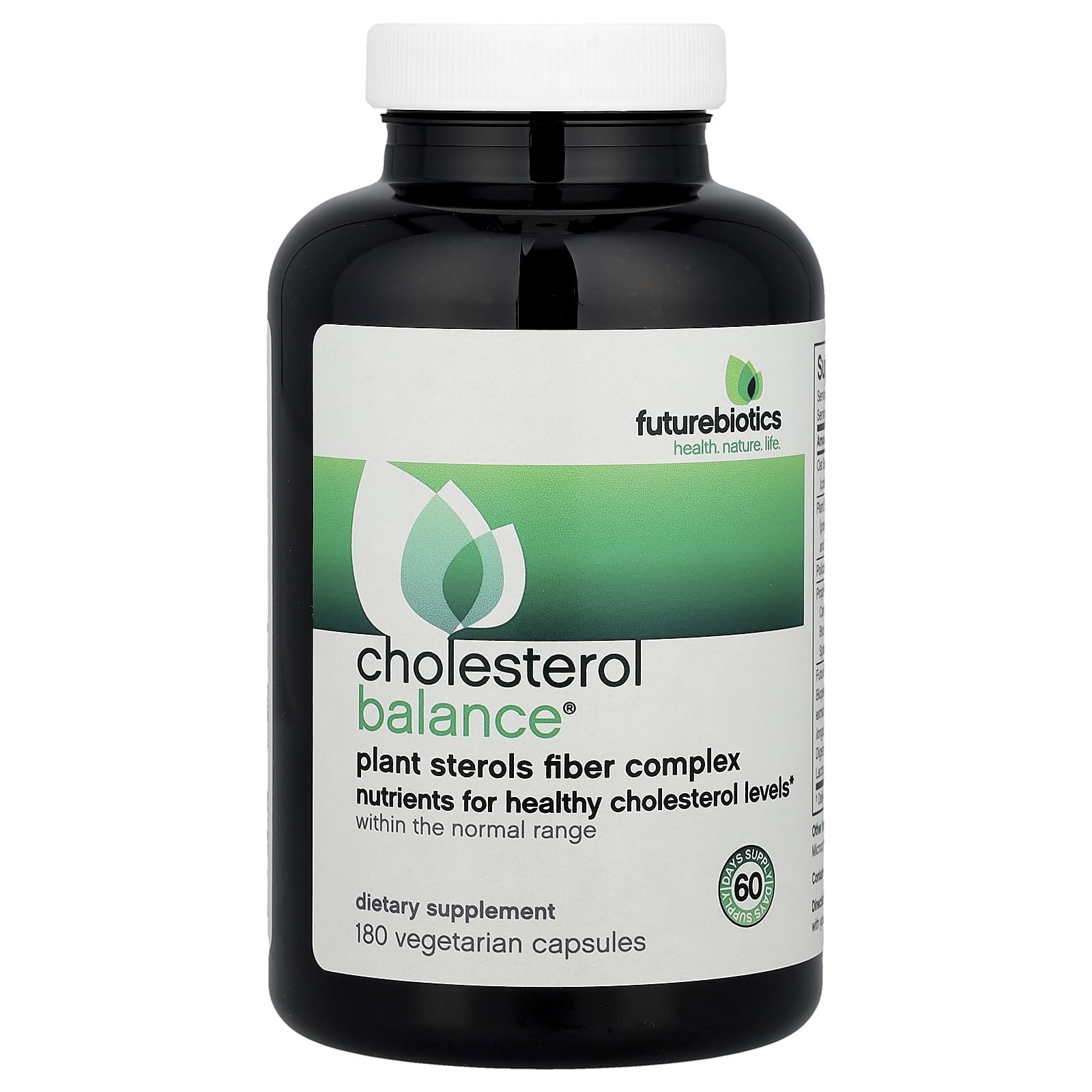 Futurebiotics CholesterolBalance Vegetarian Capsules 180 Count