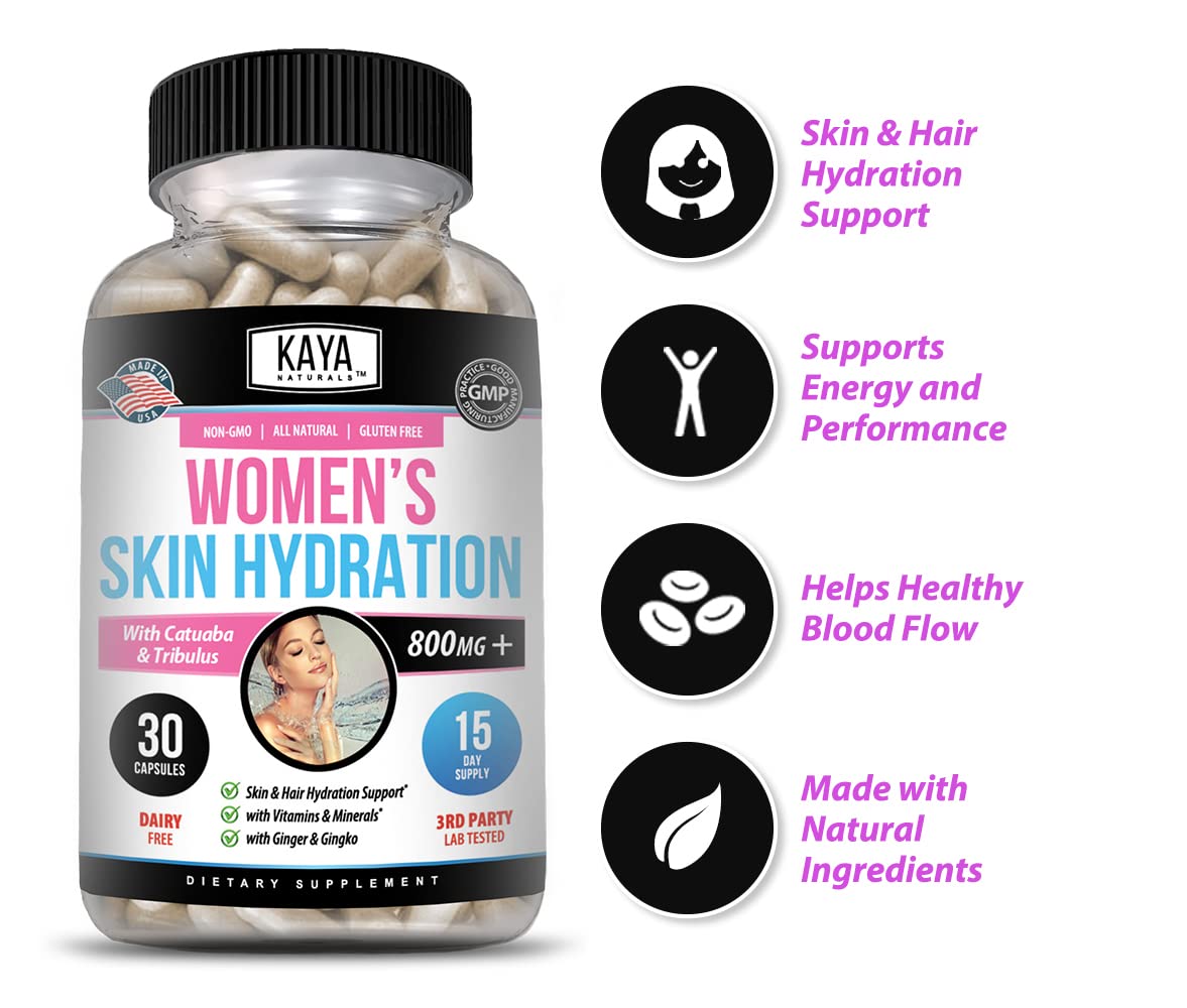 Kaya Naturals Skin Hydration Vitamins Capsules 30