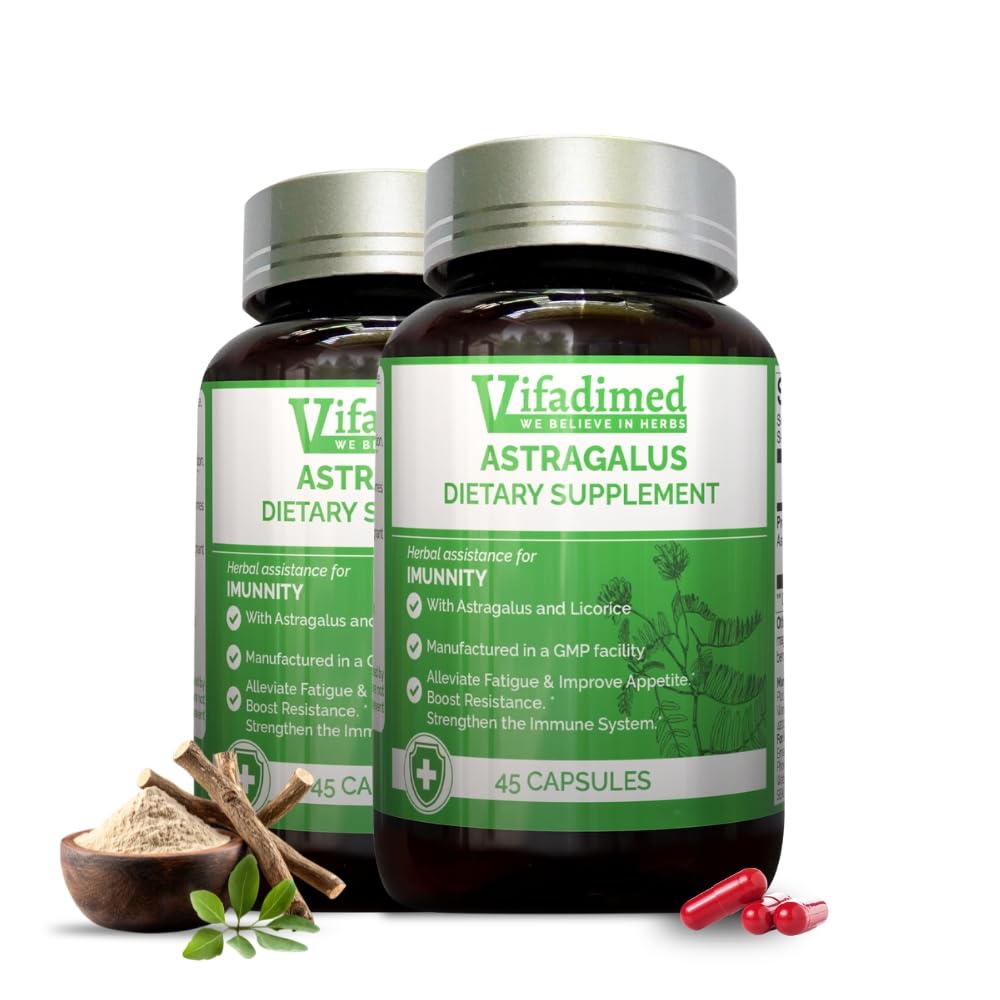 VIFADIMED Astragalus Immune Support Supplement, 90 Capsules