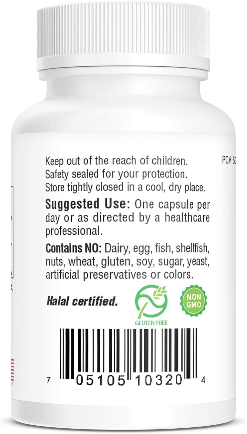 Bio-Tech Pharmacal Folic Acid 5mg Capsules, 100 Capsules