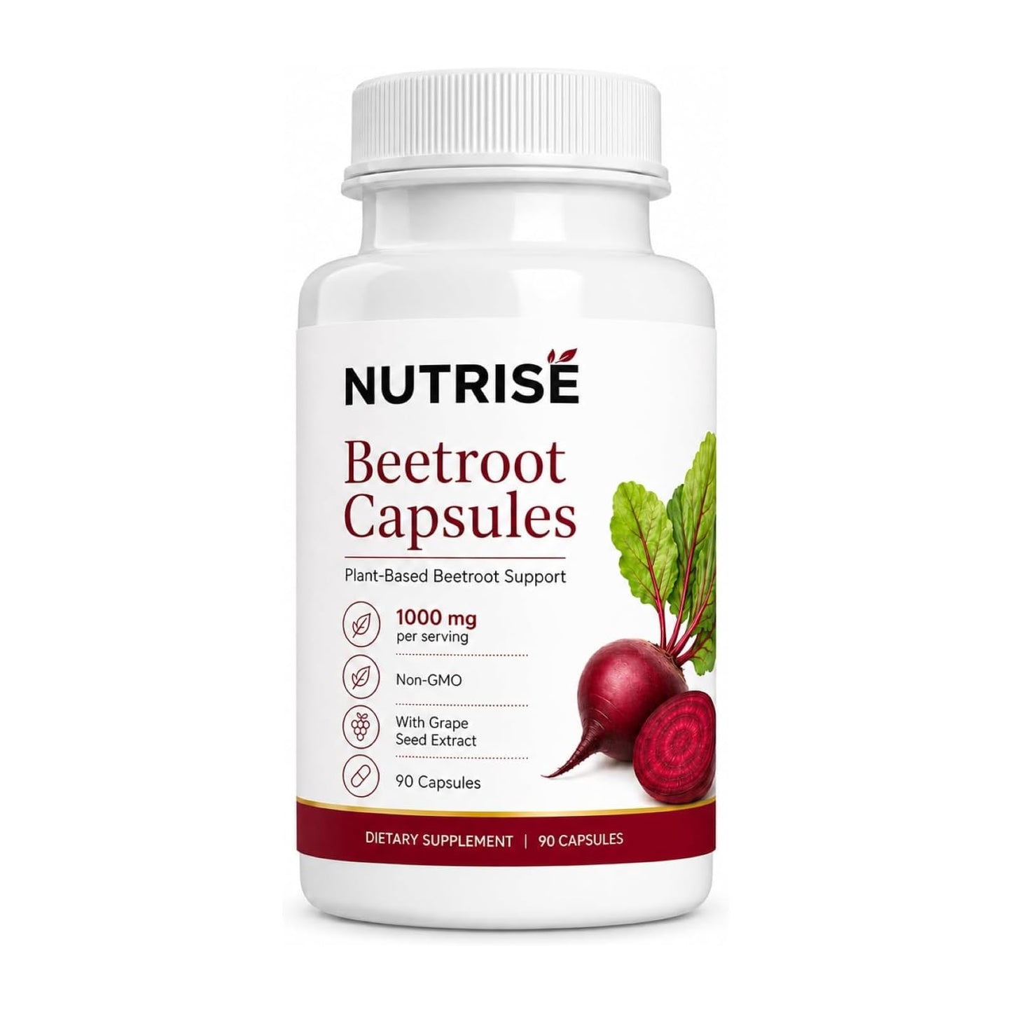 SIZRCSM Nutrise Beetroot Capsules 90 Count