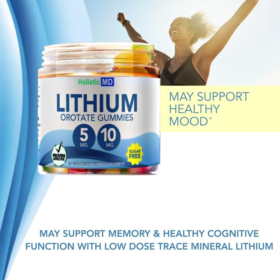Holistic MD Lithium Orotate Gummy, 60 ct