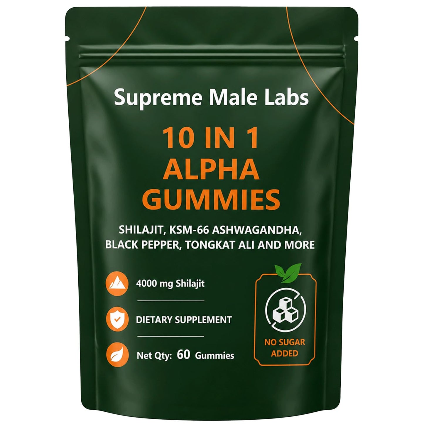 Supreme Male Labs Supreme Male Alpha Gummies 60 Count