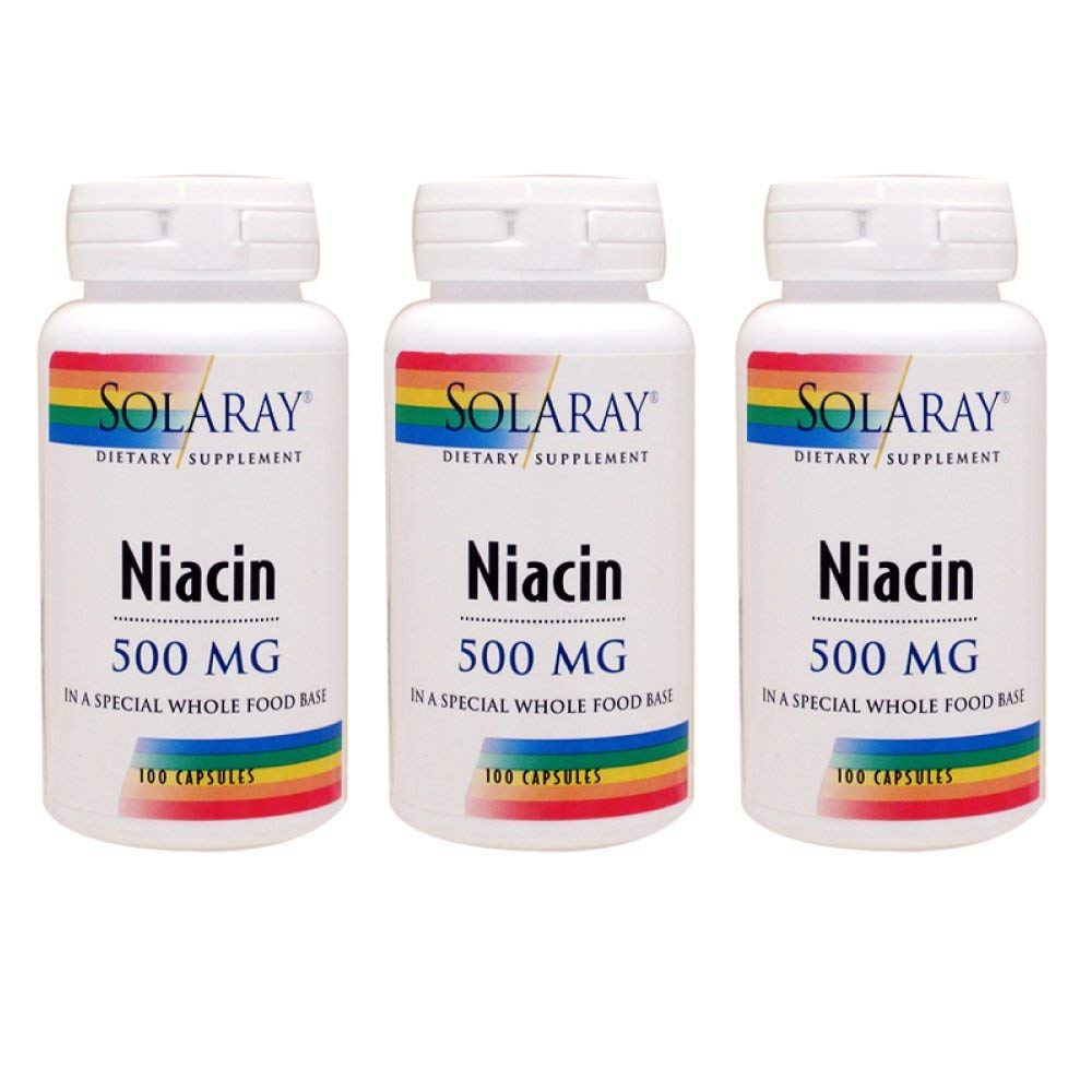 Solaray Niacin 500mg Capsule 300