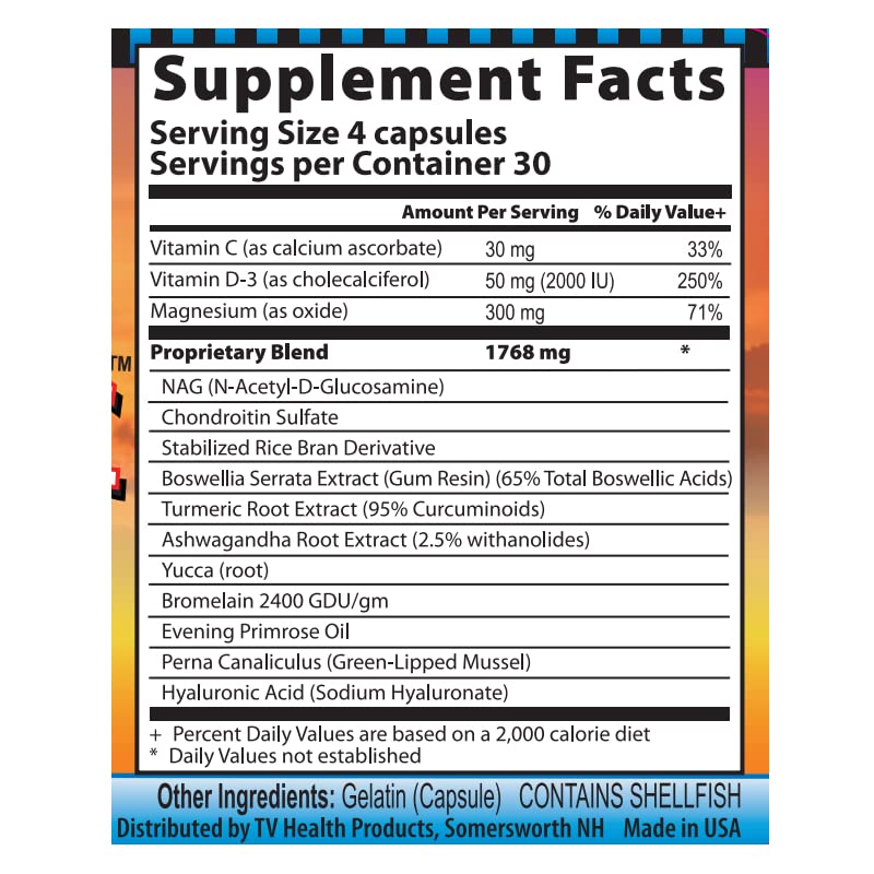 Flex D Classic Vitamin D3 Joint Supplement, 120 Capsules