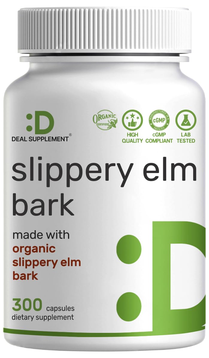 DEAL SUPPLEMENT Slippery Elm Capsules, 300 Capsules