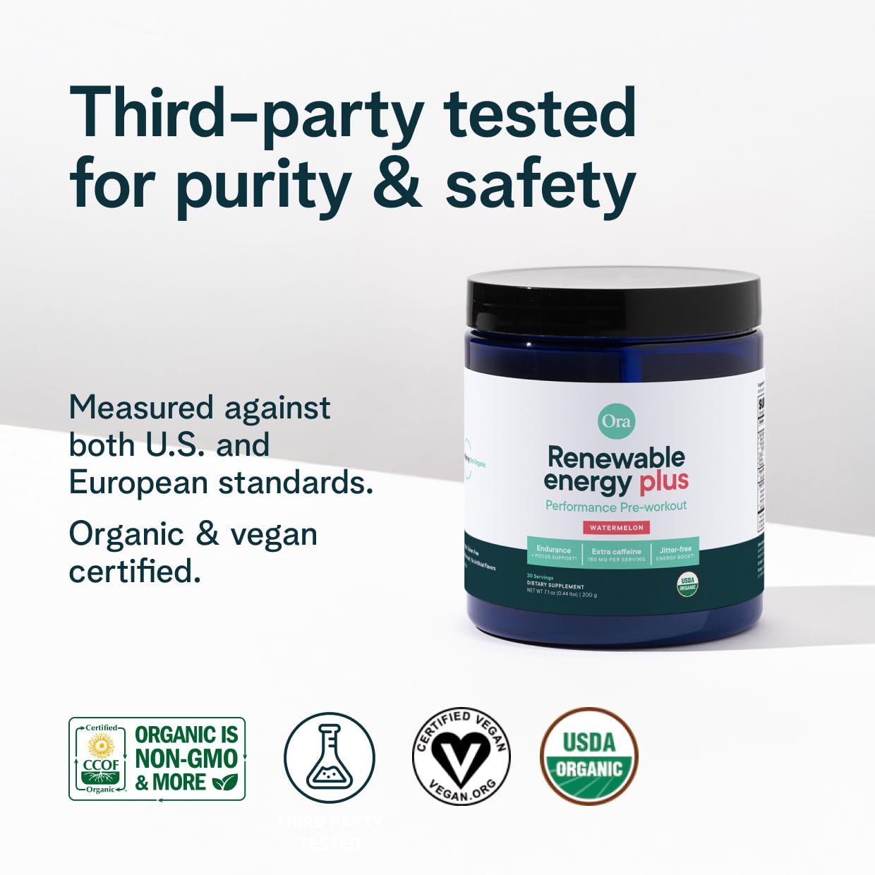 Ora Organic Renewable Energy Plus Powder 7.1 Ounce