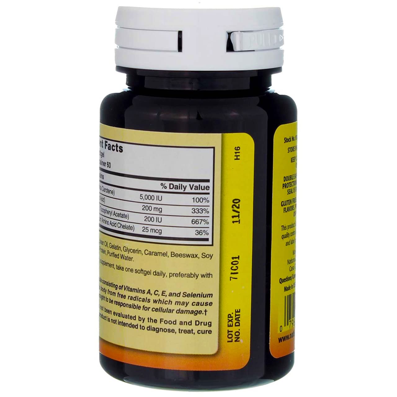 Nature's Blend Super Antioxidant Aces Softgels 60