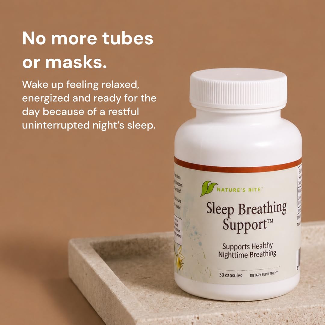 Nature's Rite Sleep Breathing Support Capsule, 30 Count