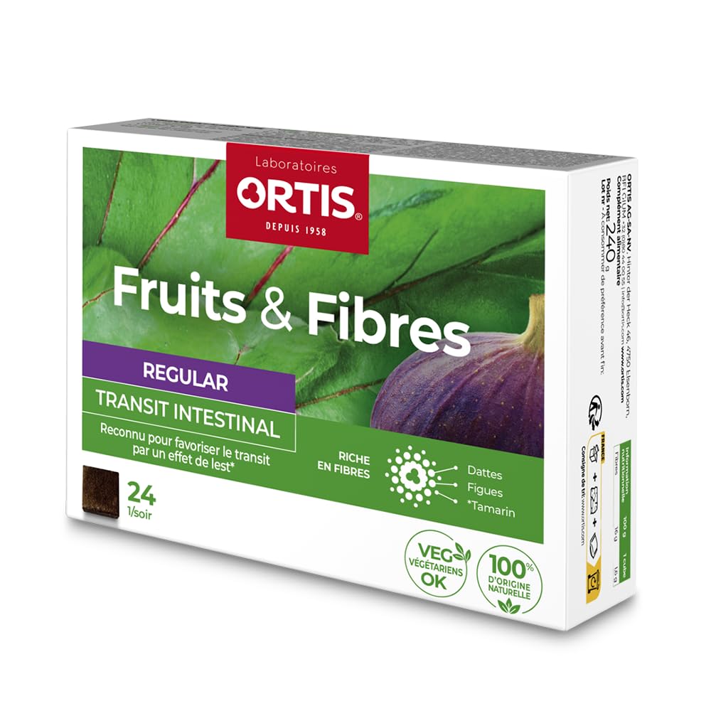 Ortis Fruits & Fibres Regular 24 Capsules