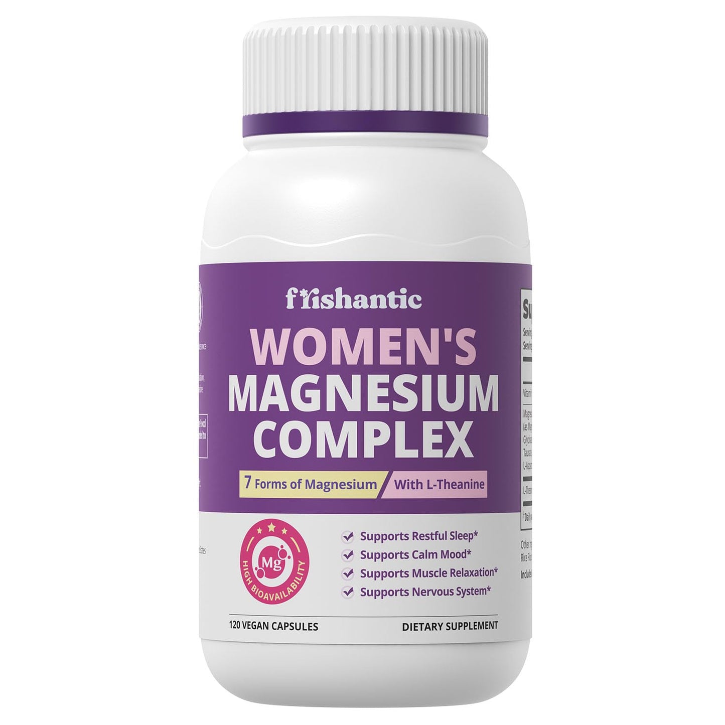 Frishantic Magnesium Complex for Women Capsules 120 Count