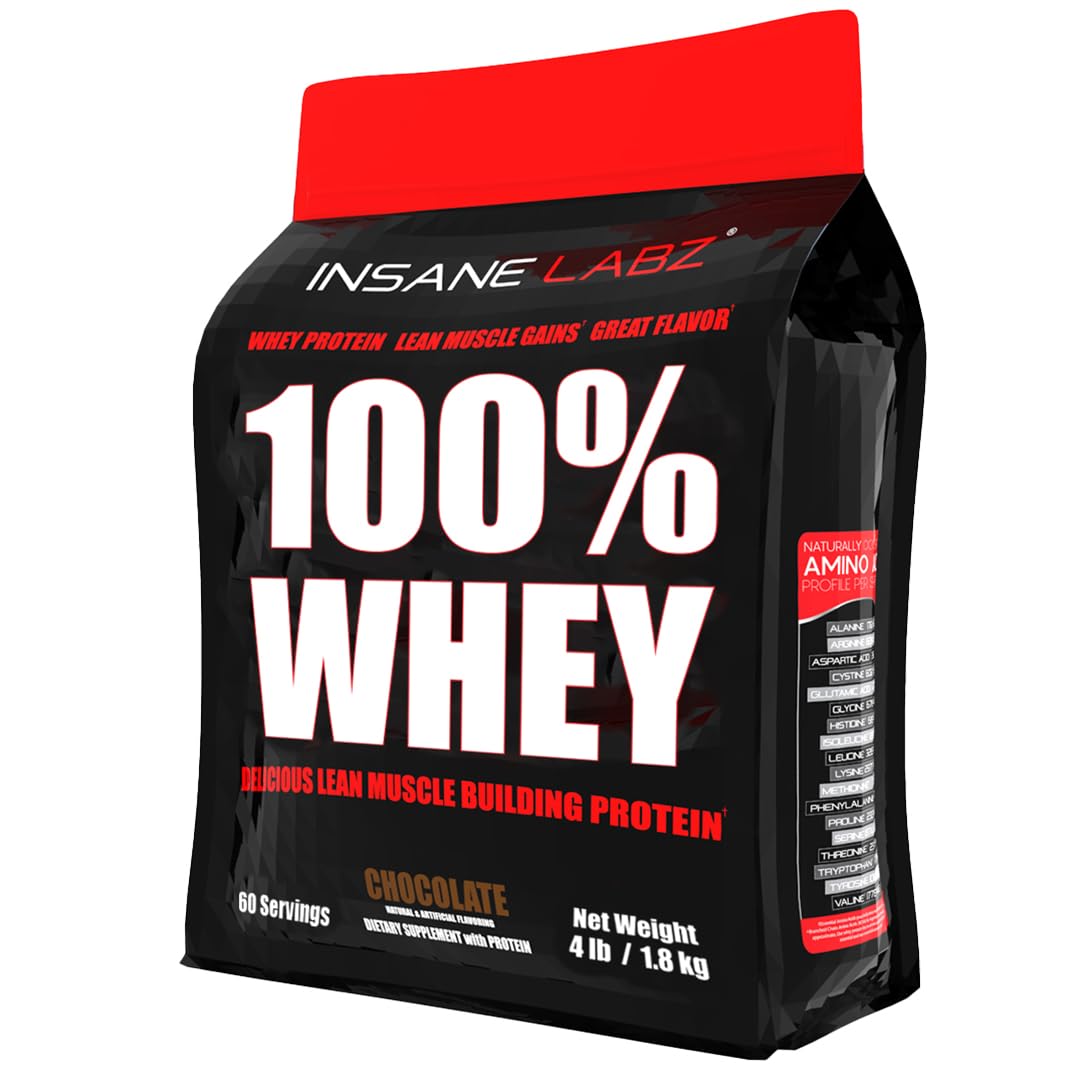 Insane Labz 100% Whey Protein Powder 64