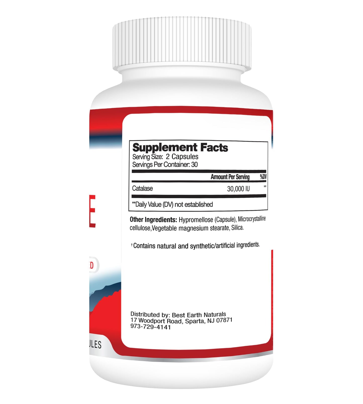 Best Earth Naturals Catalase 30,000 Supplement Capsules 60