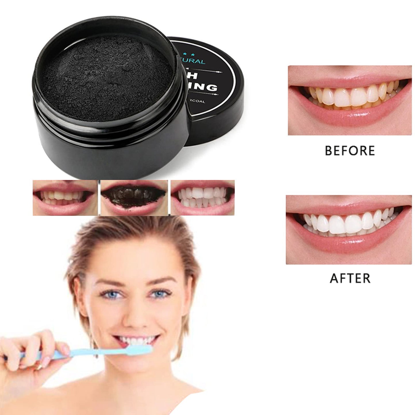 Lythor Teeth Whitening Charcoal Powder 1.05 oz
