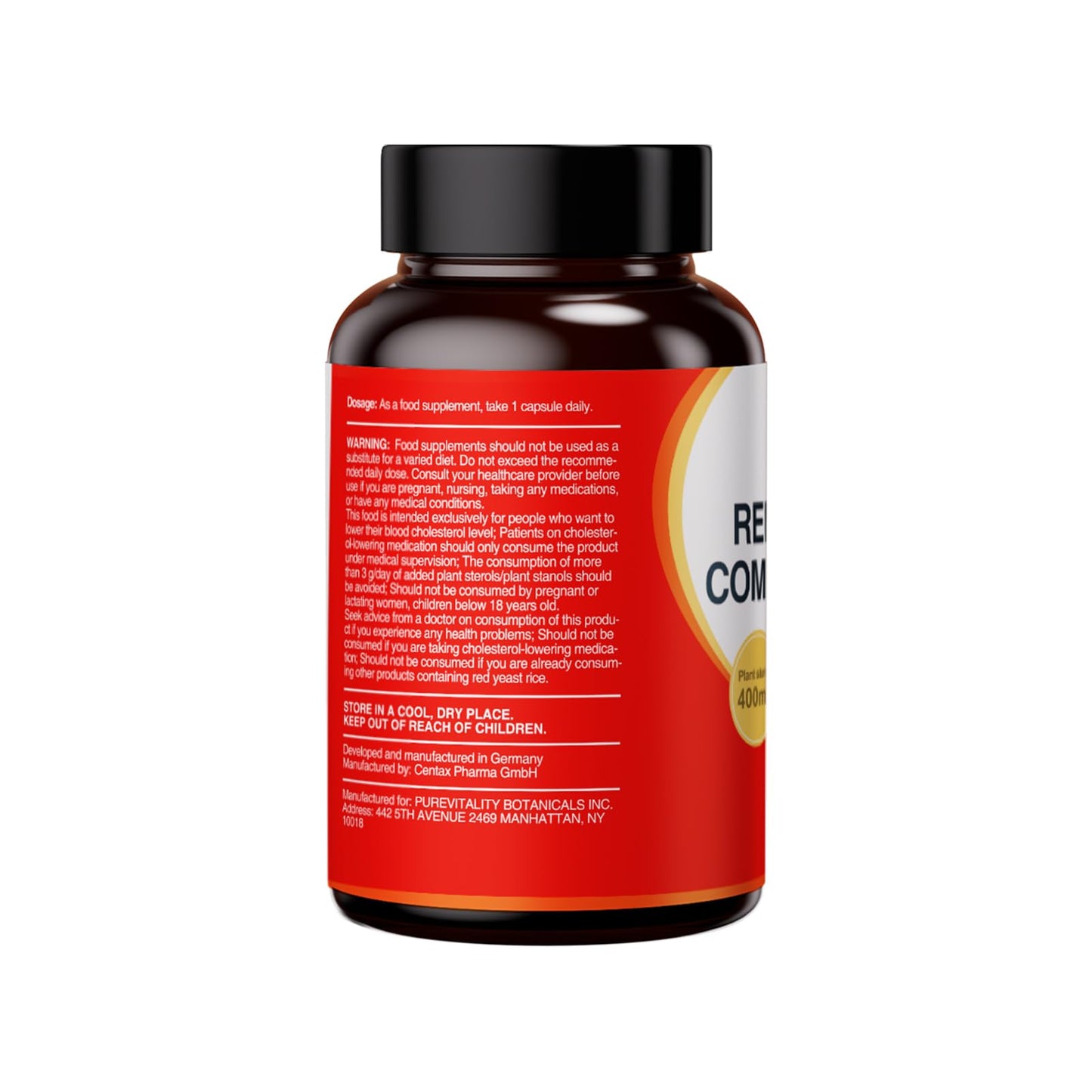 HUJ Red Yeast Rice Complex Capsule 60 Capsules