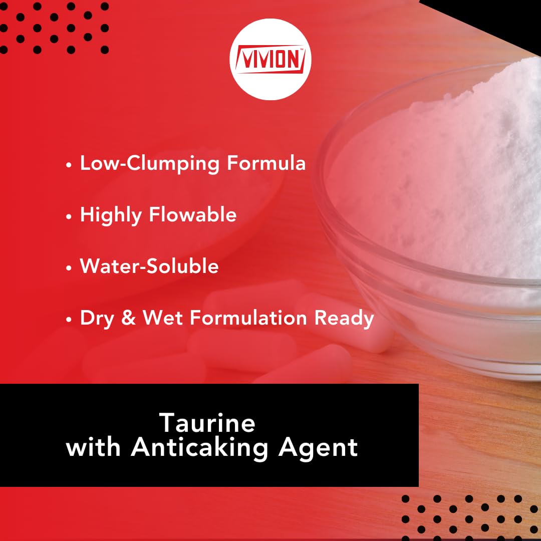 Vivion Taurine Supplement Powder 2.2 lb (Pack of 1)