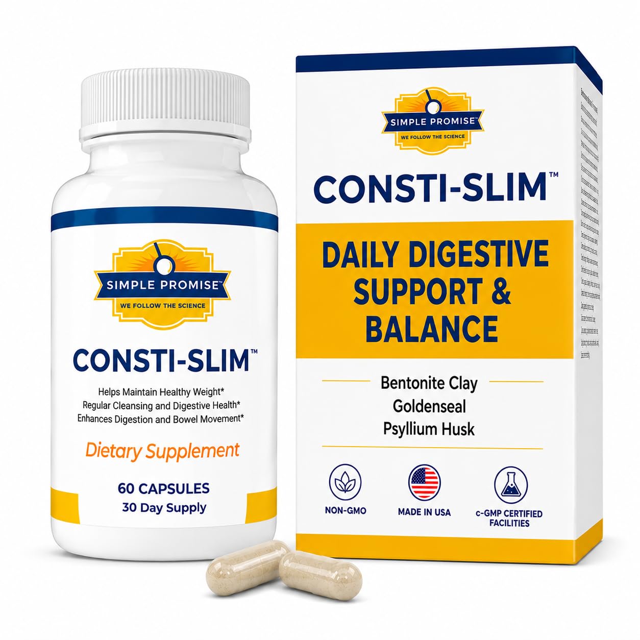 Simple Promise Consti-Slim Capsule, 60 Capsules
