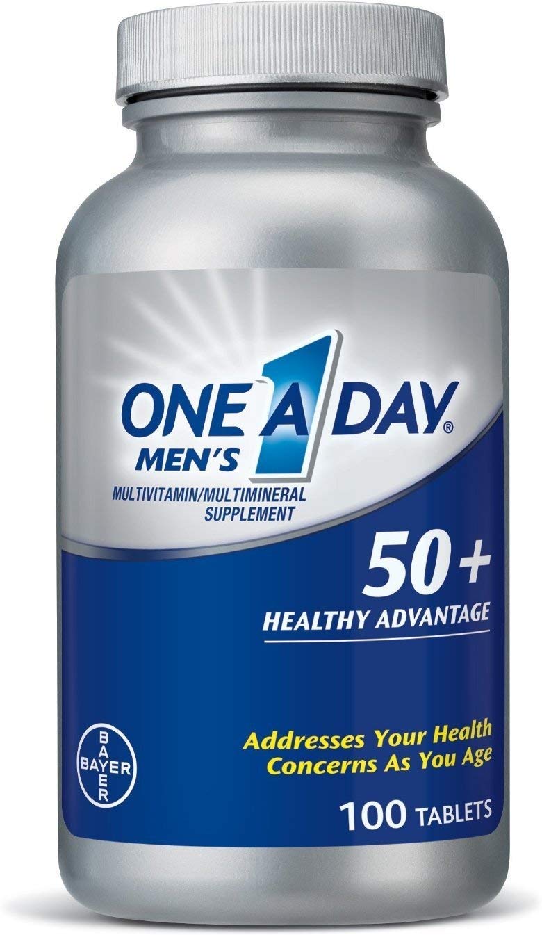 ONE A DAY Men's 50+ Healthy Advantage Multivitamins Tablets, 400 Count