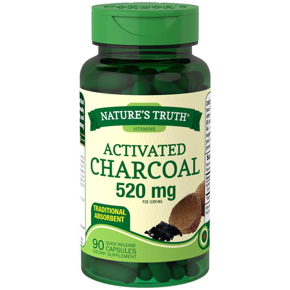 Nature's Truth Activated Charcoal Capsule 1 Count