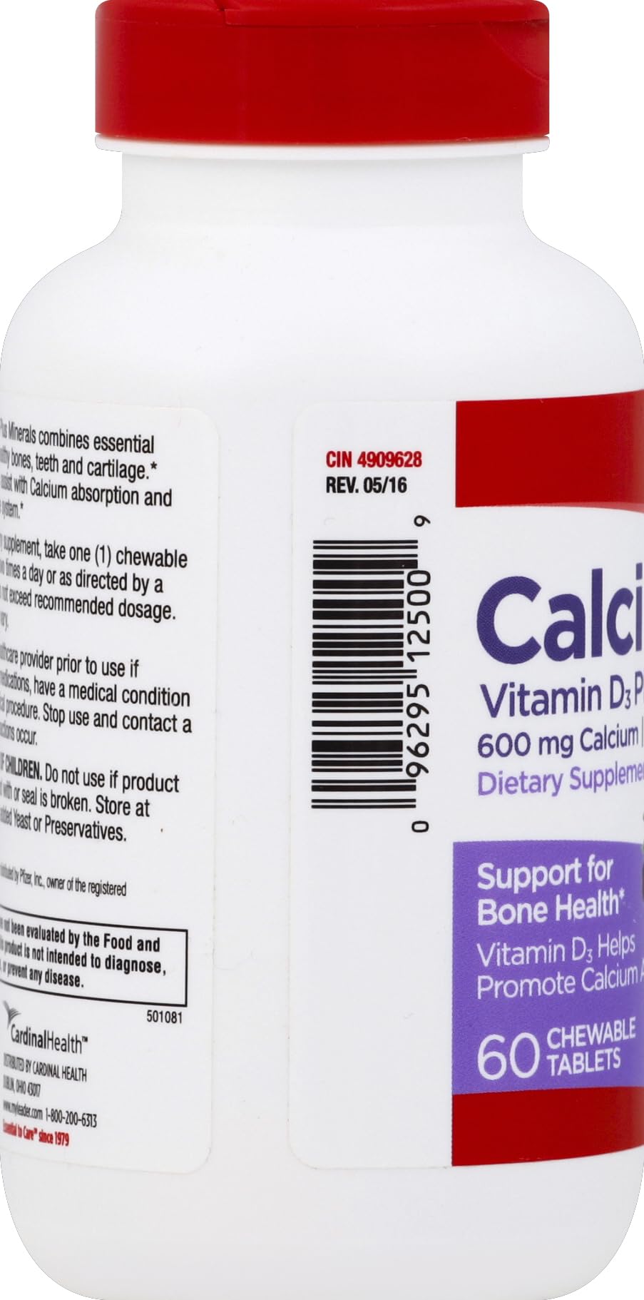 Leader Calcium Vitamin D3 Plus Minerals with Magnesium & Zinc, 240 Tablets