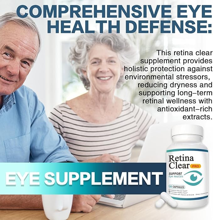 Vunexo Retina Clear Pro Eye Supplement Capsules 180 Count