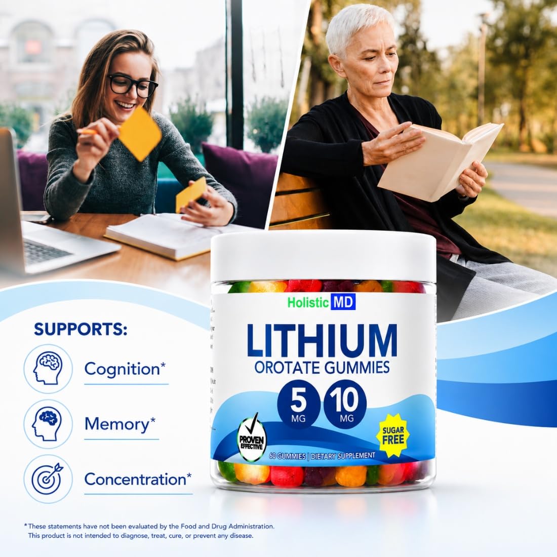 Holistic MD Lithium Orotate Gummy, 60 ct