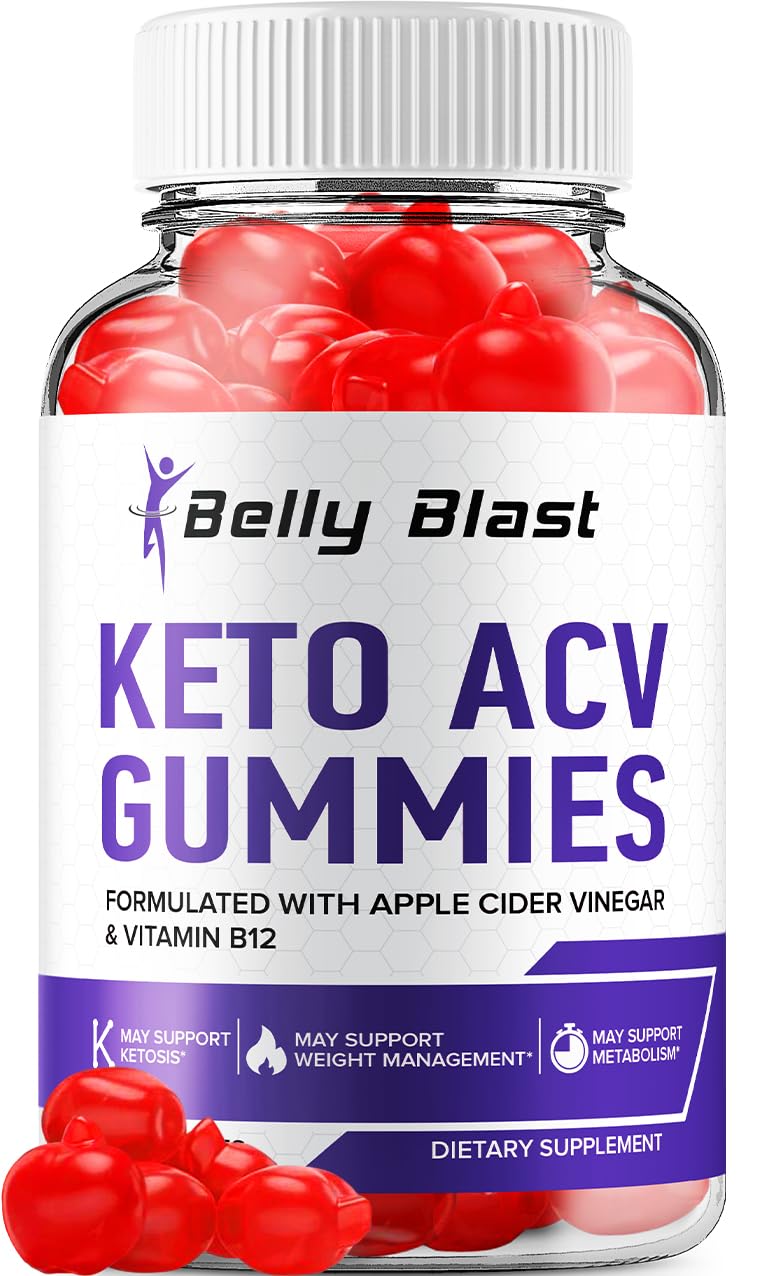 Indelo Belly Blast Keto ACV Gummies 60 Count