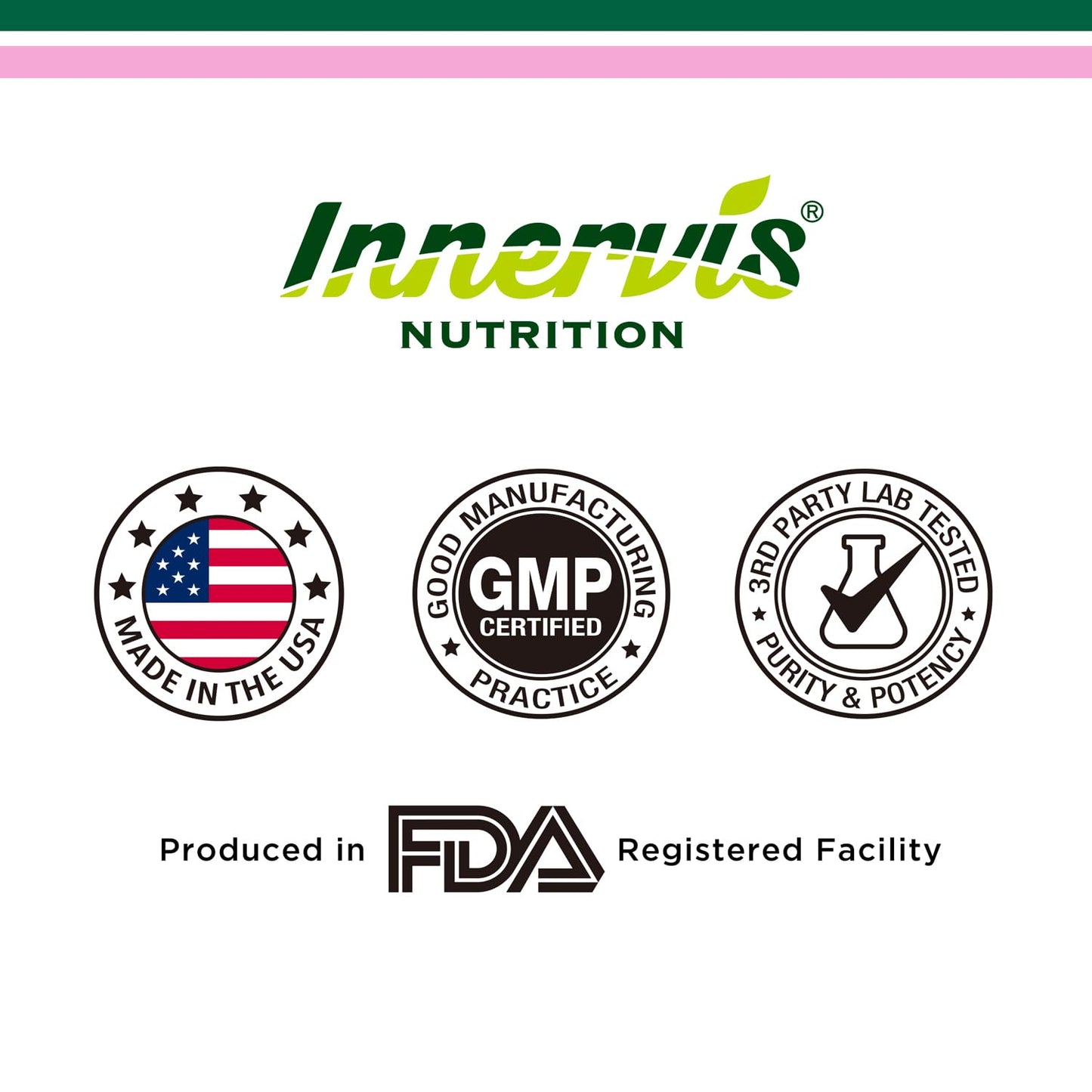 INNERVISNUTRITION Magnesium Glycinate Capsule 1 Count