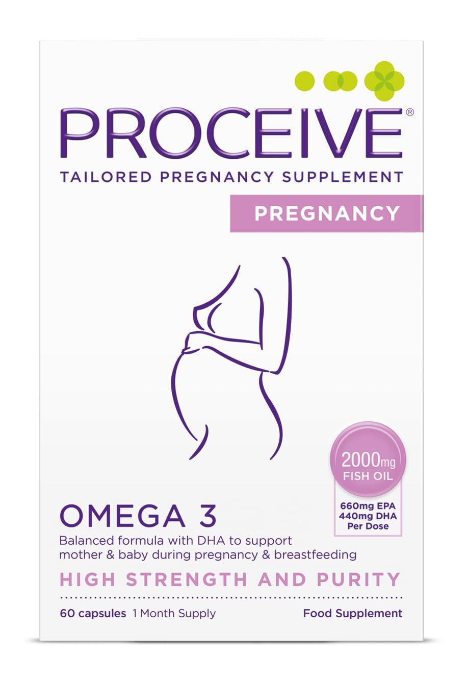 Proceive Prenatal Omega 3 Fish Oil, DHA & EPA, for Women, 60 Capsules