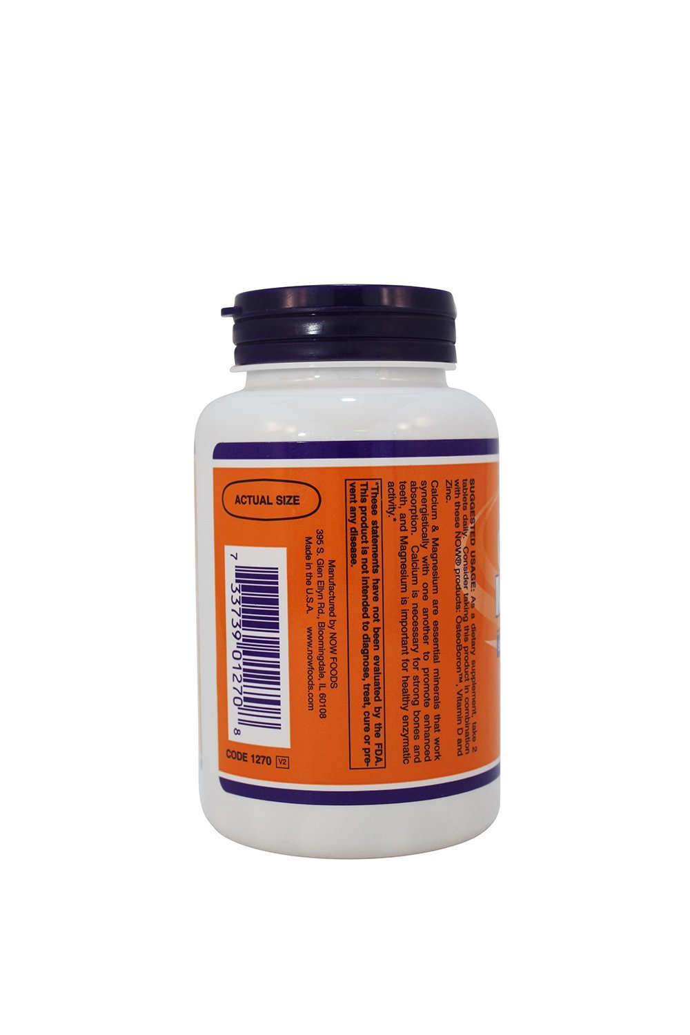 NOW Foods Calcium/Magnesium 1000/500 mg Tablets, 300 Count