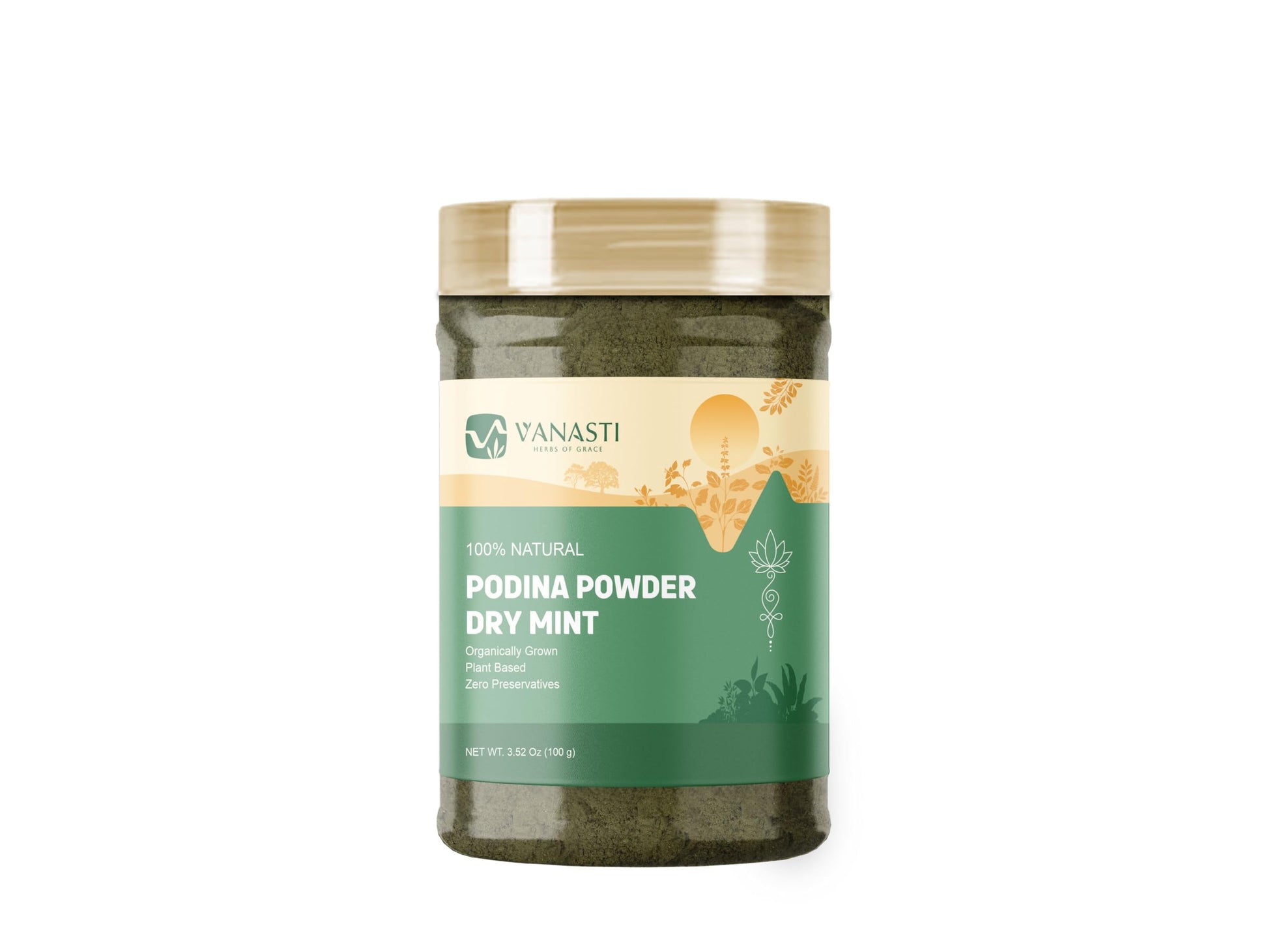 VANASTI Podina Powder 3.52 Ounce