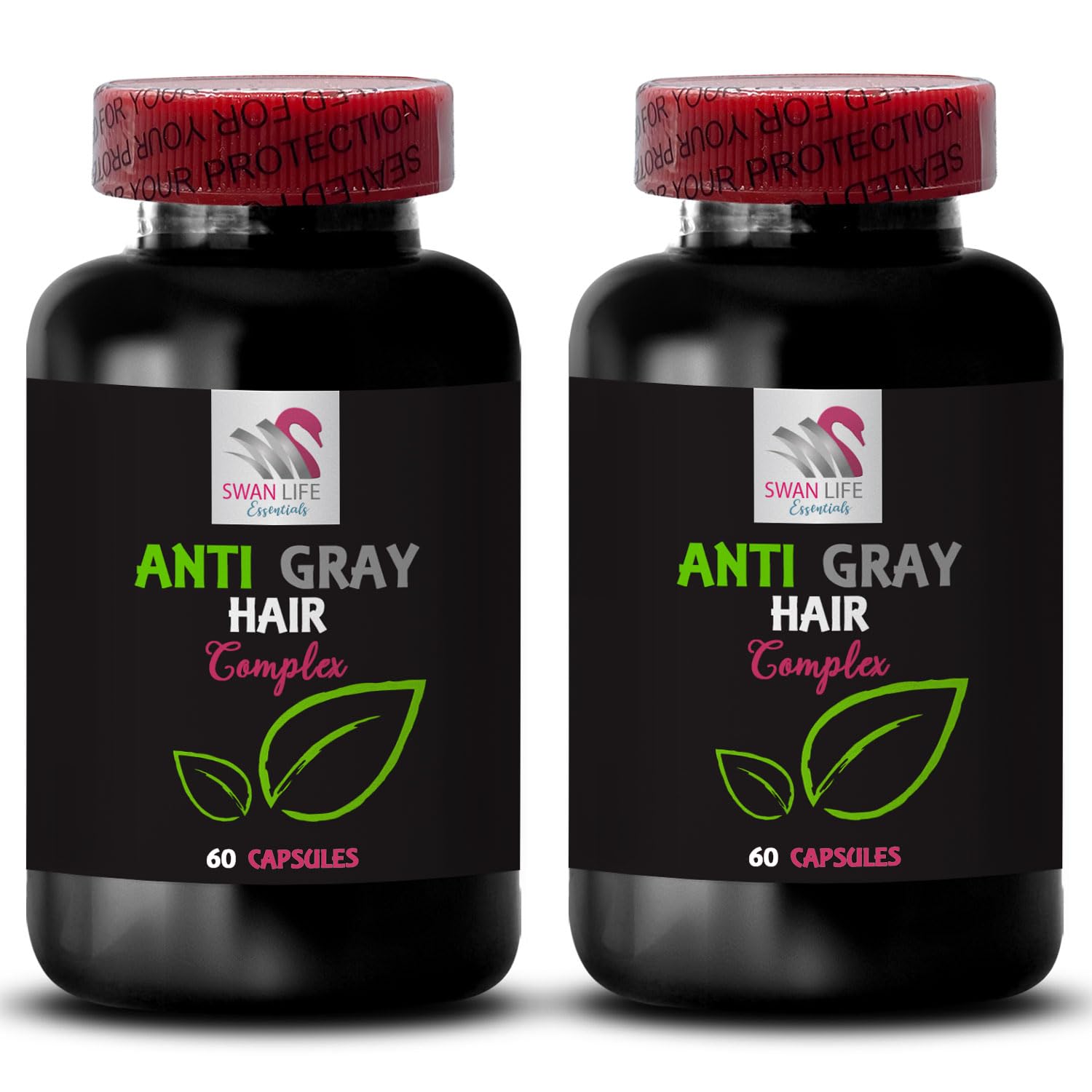 SWAN LIFE ESSENTIALS Anti Gray Hair Complex Capsules, 120 Capsules