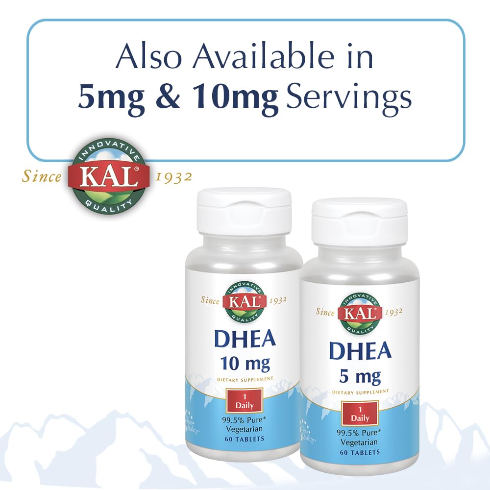 KAL DHEA Vegetarian Tablets 60 Tablets